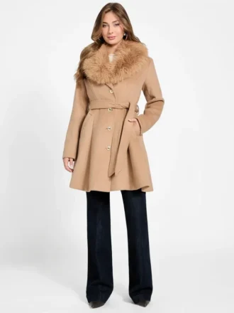 Abrigo con cinturón Eve