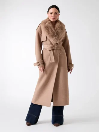 Abrigo de doble botonadura Ella