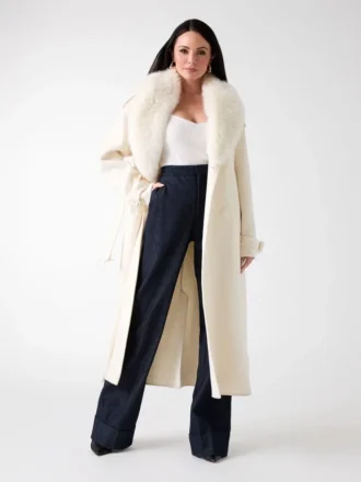 Abrigo de doble botonadura Ella