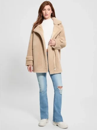 Abrigo de imitación de piel de oveja Elisabetta