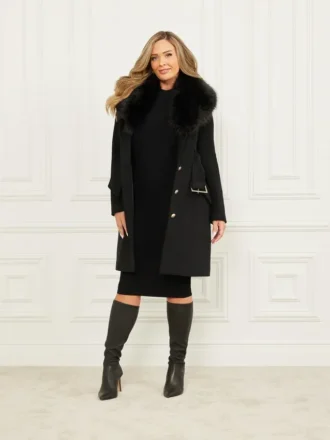 Abrigo de mezcla de lana Loreta