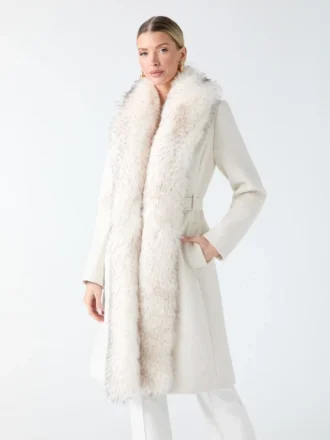 Abrigo de mezcla de lana Valerie