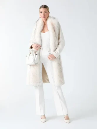 Abrigo de mezcla de lana Valerie