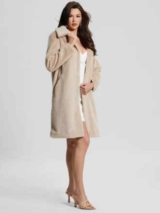 Abrigo de piel sintética Simmone