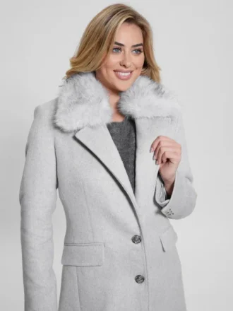 Abrigo Eco Nancy de mezcla de lana