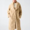 Abrigo largo de piel sintética Margot