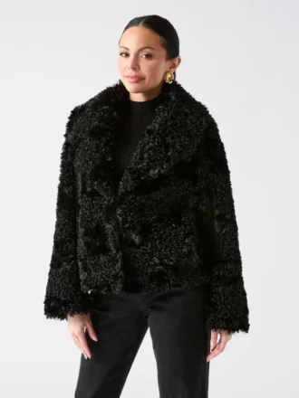 Abrigo largo de piel sintética Margot