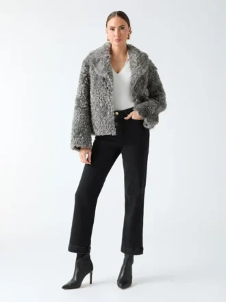 Abrigo largo de piel sintética Margot