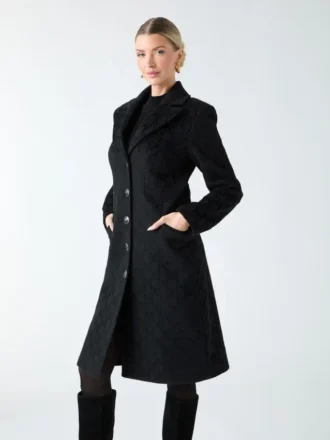 Abrigo Linda de mezcla de lana