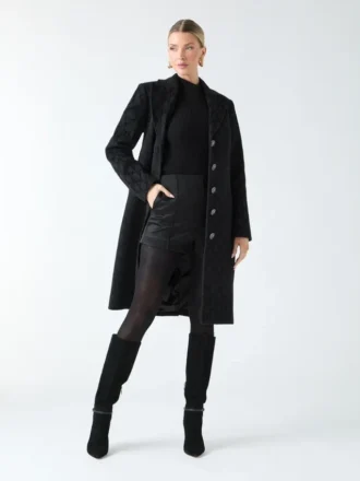 Abrigo Linda de mezcla de lana