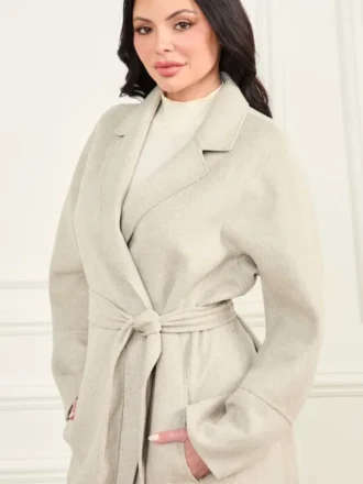 Abrigo Maxime de mezcla de lana