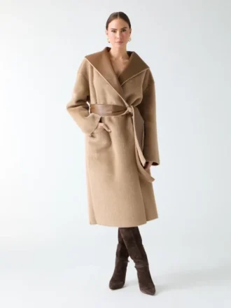 Abrigo reversible de piel sintética Ines