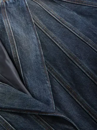 Abrigo vaquero con paneles