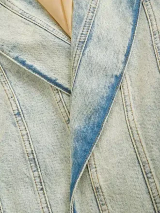 Abrigo vaquero con paneles