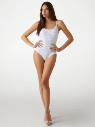 Bañador de una pieza con pedrería Quattro G