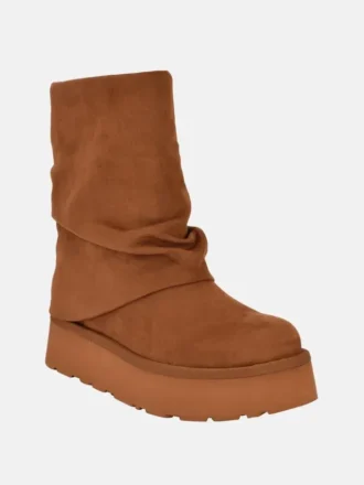 Botines de ante con solapa Deinna