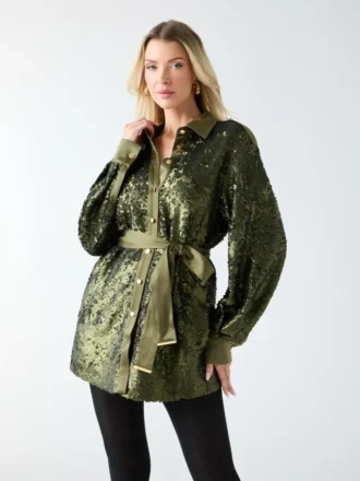 Chaqueta con lentejuelas Kaia