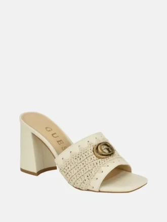 Mules Gellian de paja trenzada