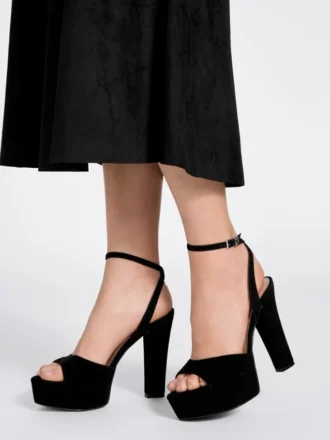 Sandalias de vestir con plataforma de ante Hitten