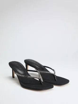 Tacones con tiras de strass Mayan