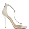 Zapatos de Tacón de Aguja con tiras en T y pedrería Olivia