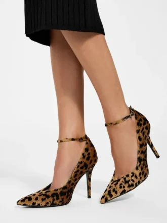 Zapatos de Tacón de Aguja Napril de terciopelo